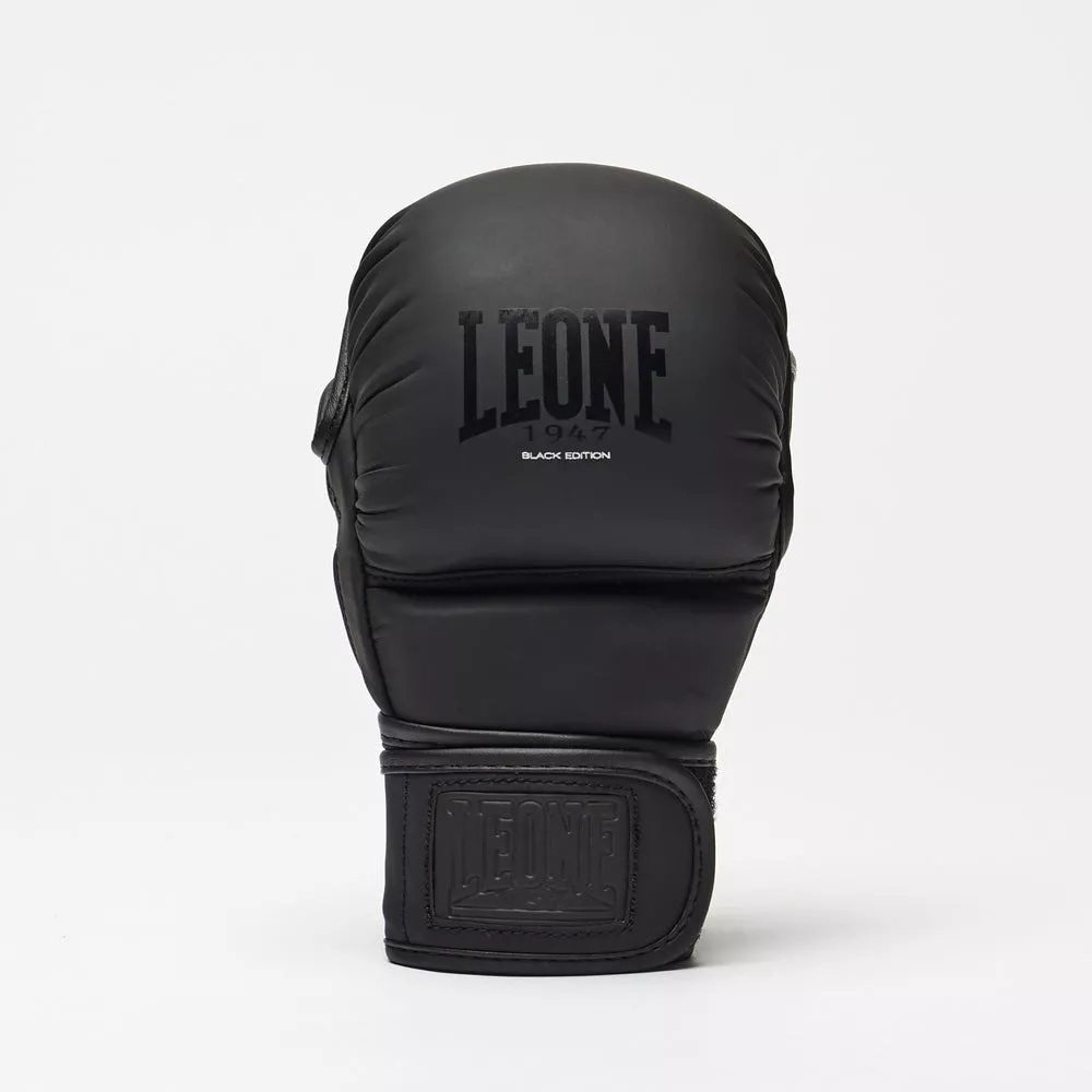 Перчатки для ММА Leone BLACK Edition S (капа в комплекте)