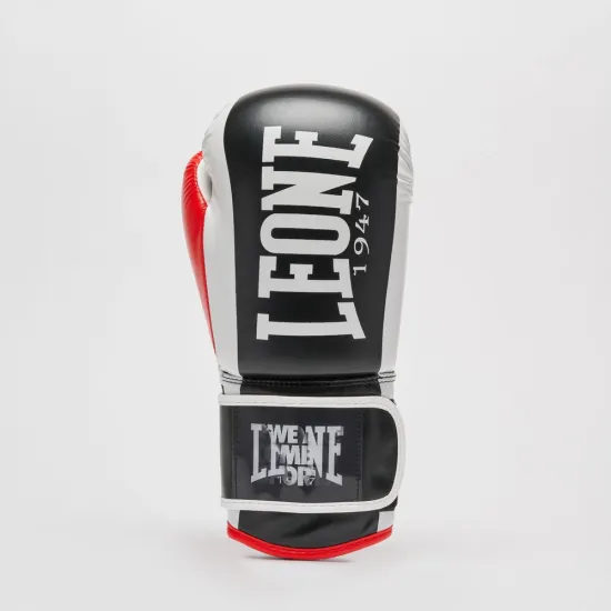 Боксерські рукавиці Leone GN333 LOGO WACS Black 10 унцій (капу в комплекті)