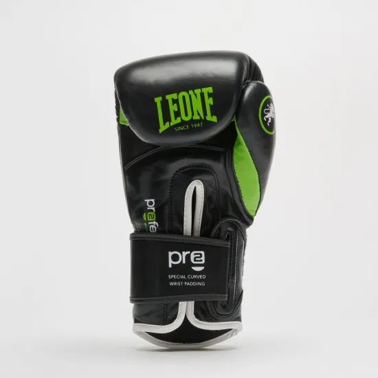Боксерські рукавиці Leone GN115 PROFESSIONAL 2  Black-10 унцій (бинти 4 м. в комплекті)