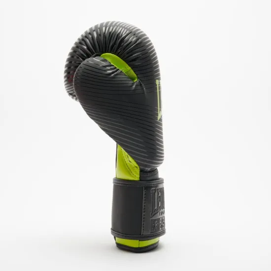 Боксерські рукавиці Leone GN313 WAVES Black 10 унцій (капу в комплекті)