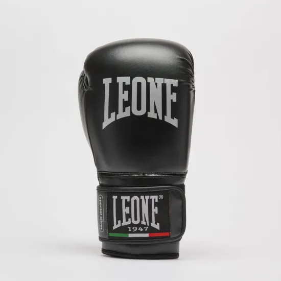Боксерские перчатки Leone GN383 THUNDER Black 10 унций (капу в комплекте)