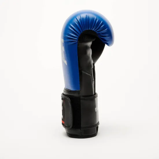 Боксерские перчатки Leone GN383 THUNDER Blue 8 унций (капу в комплекте)