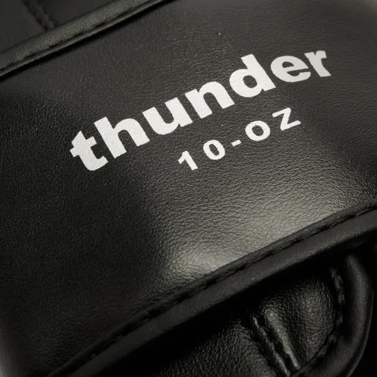 Боксерские перчатки Leone GN383 THUNDER Blue 8 унций (капу в комплекте)