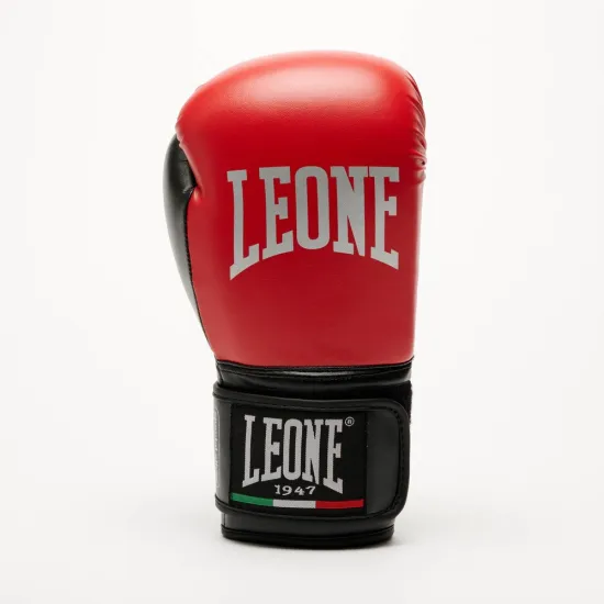 Боксерські рукавиці Leone GN383 THUNDER Red 8 унцій (капу в комплекті)