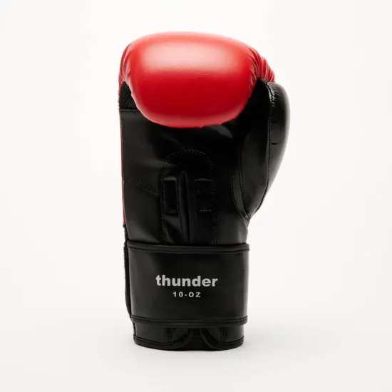 Боксерські рукавиці Leone GN383 THUNDER Red 8 унцій (капу в комплекті)