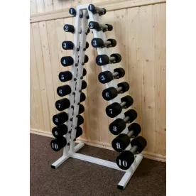 Гантельний ряд 1-10 кг зі стійкою