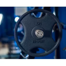 Блин RN-Sport 15 кг Ø51 мм для штанги с Quatro хватом. Черный