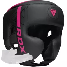 Боксерский шлем RDX F6 KARA Matte Pink S