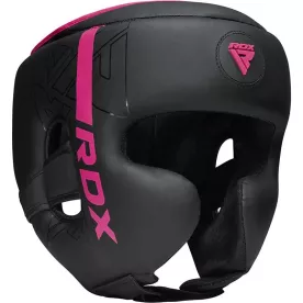 Боксерський шолом RDX F6 KARA Matte Pink S
