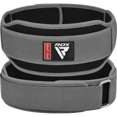 Пояс для тяжелой атлетики RDX RX5 Double Belt неопреновый Grey S