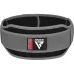 Пояс для важкої атлетики RDX RX5 Double Belt неопреновий Grey S