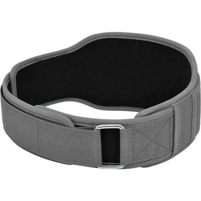 Пояс для важкої атлетики RDX RX5 Double Belt неопреновий Grey S