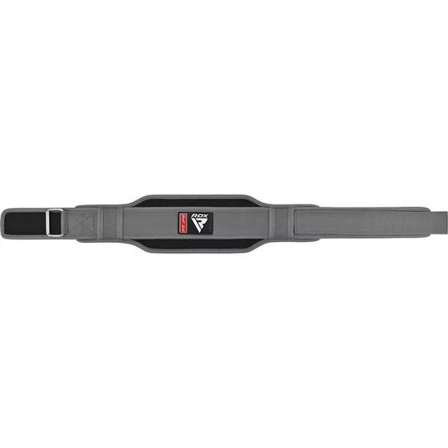 Пояс для важкої атлетики RDX RX5 Double Belt неопреновий Grey S