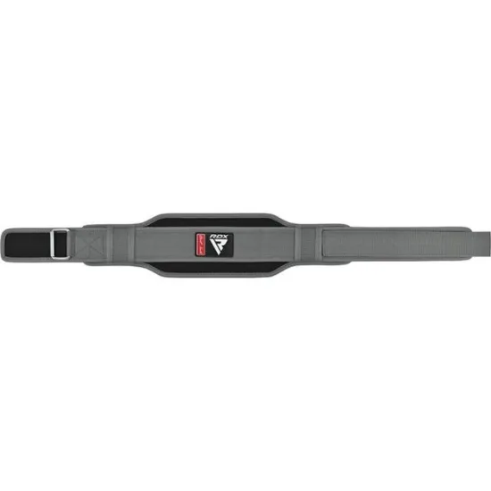 Пояс для важкої атлетики RDX RX5 Double Belt неопреновий Grey S