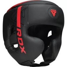 Боксерський шолом RDX F6 KARA Matte Red S
