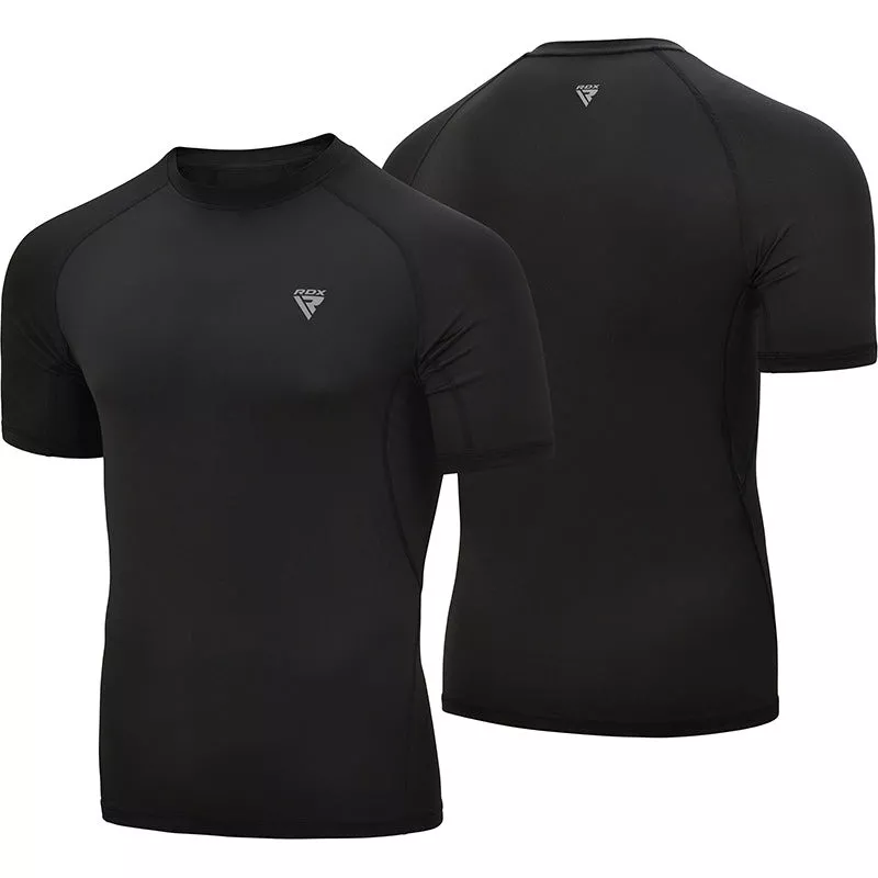Рашгард з коротким рукавом RDX T15 Black S