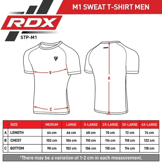 Чоловіча футболка RDX M1 з ефектом сауни Army Green M