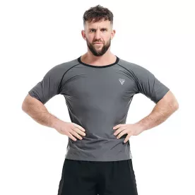 Мужская футболка RDX M1 с эффектом сауны Grey M