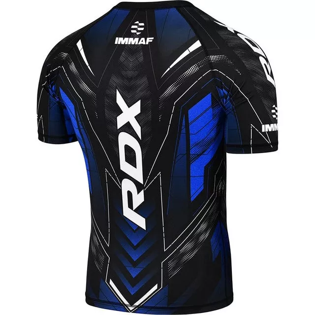 Рашгард RDX IMMAF Чорно-синій S