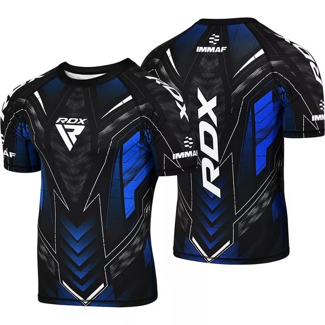Рашгард RDX IMMAF Чорно-синій S