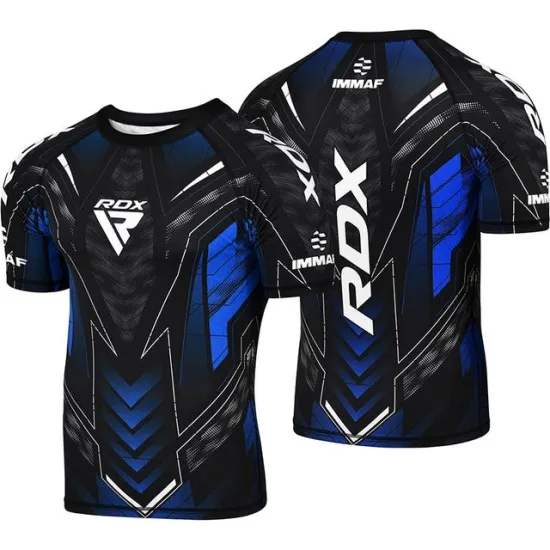 Рашгард RDX IMMAF Черно-синий S