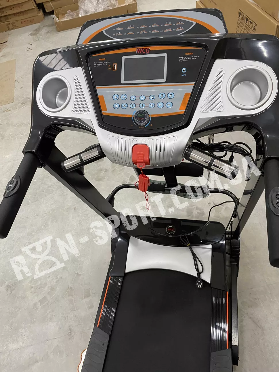 Беговая дорожка электрическая RN WiCiGer H606 + Гантели + Массажер