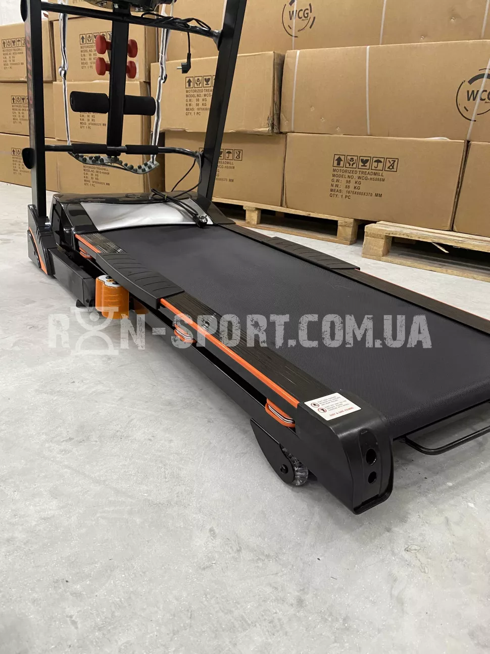 Беговая дорожка электрическая RN WiCiGer H606 + Гантели + Массажер