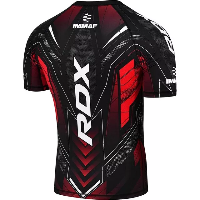Рашгард RDX IMMAF Чорно-червоний S
