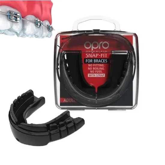 Капа для брекетов OPRO Snap-Fit Braces Black-взрослая