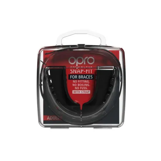 Капа для брекетов OPRO Snap-Fit Braces Black-взрослая