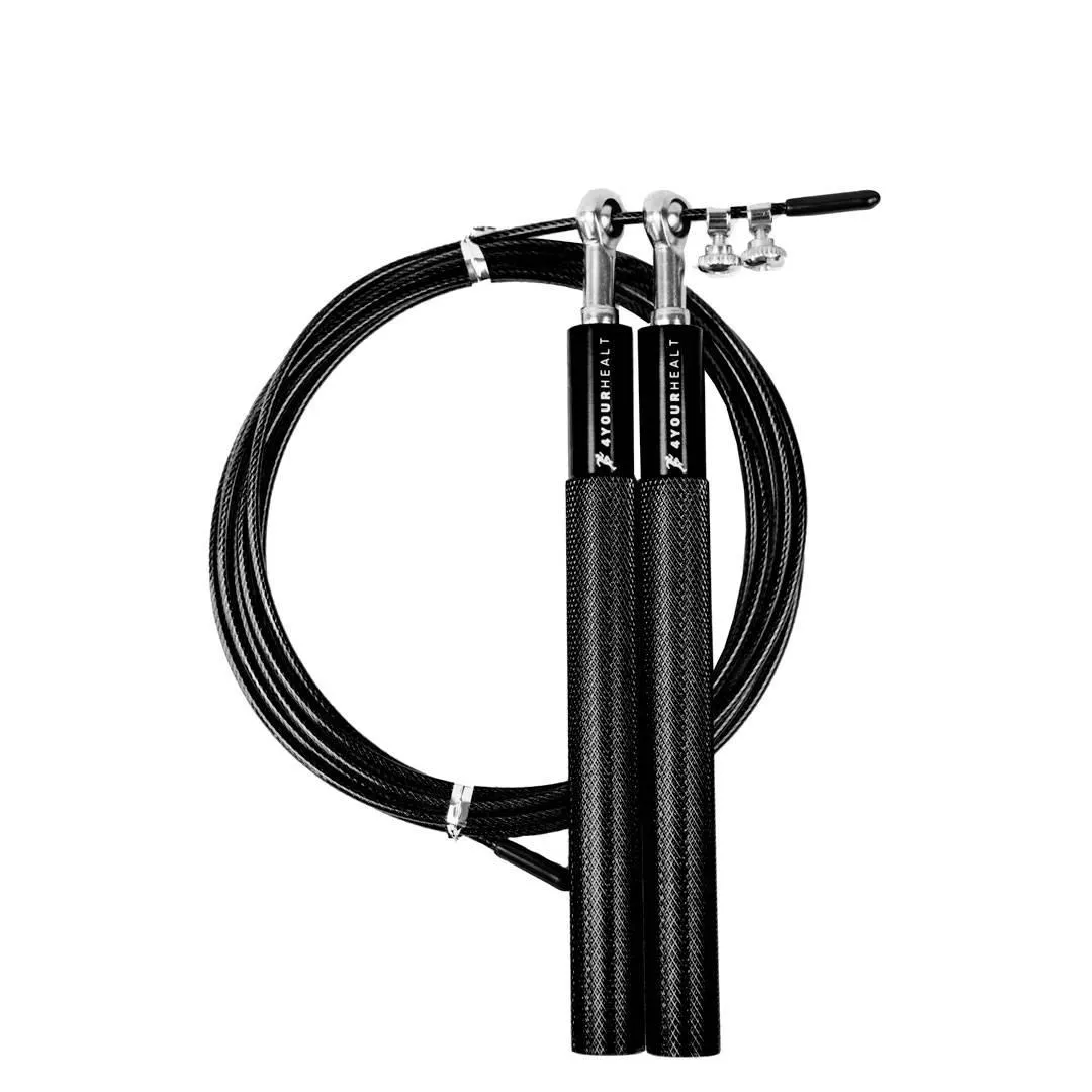 Скакалка 4yourhealth Jump Rope Premium 3м-черная