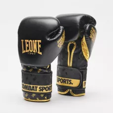 Боксерские перчатки Leone DNA Black 12 ун.
