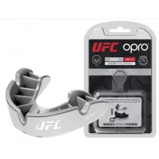 Капа OPRO Silver UFC White-доросла