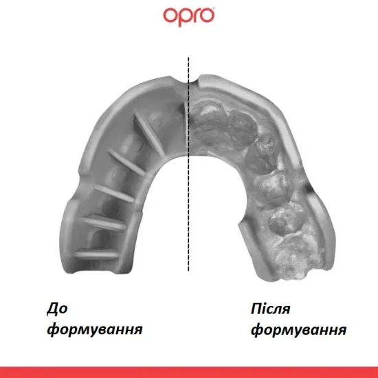 Капа OPRO Silver UFC White-доросла