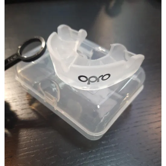 Капа OPRO Silver Clear-дитяча