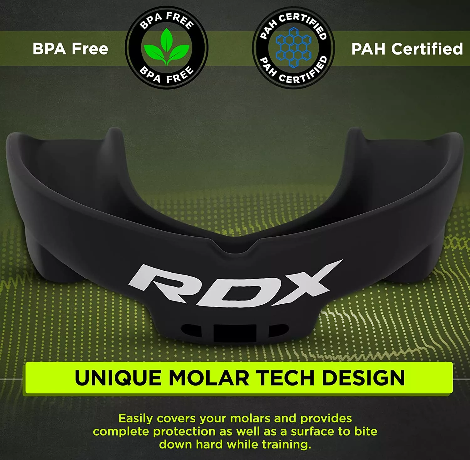 Капа боксерська RDX Gel 3D Pro Black-доросла