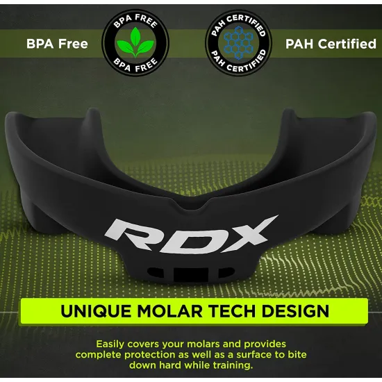 Капа боксерська RDX Gel 3D Pro Black-доросла