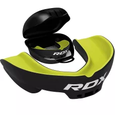 Капа боксерська RDX Gel 3D Pro Black/Green-взрослая