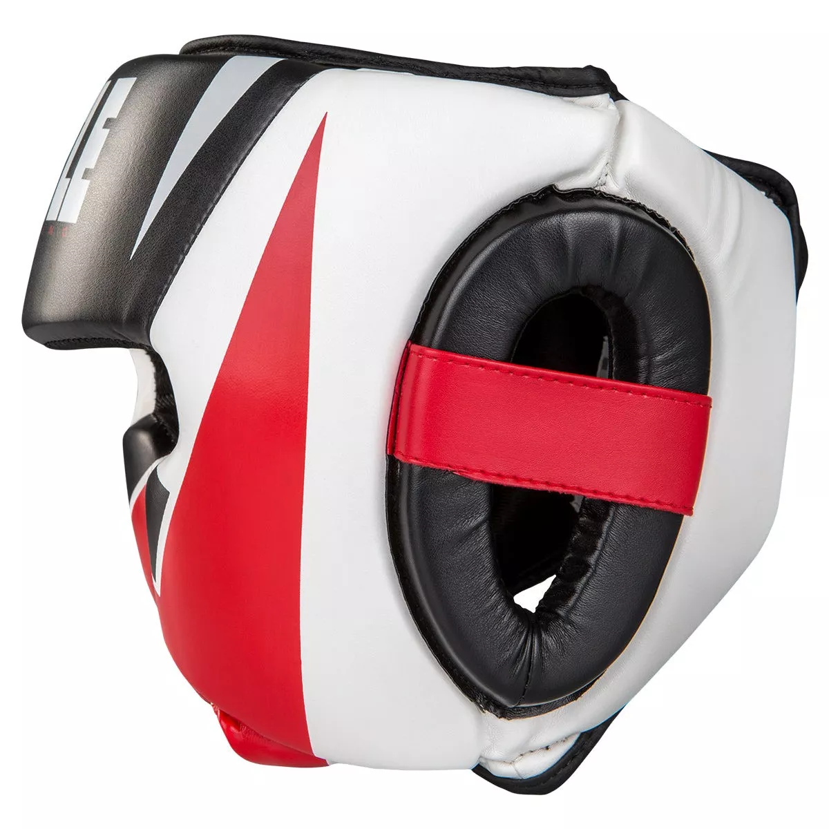 Боксерский шлем TITLE MMA Command Black/White/Red M (капа в комплекте)