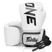 Боксерские перчатки Fairtex BGV1-ONE White 10 унций (бинты в комплекте)