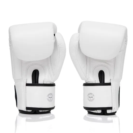 Боксерські рукавиці Fairtex BGV1-ONE White 10 унцій (бинти в комплекті)