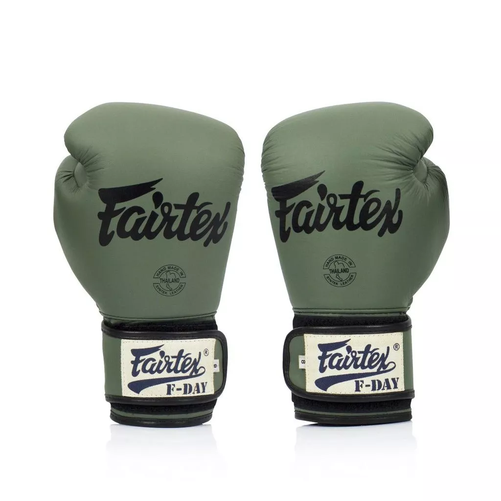 Боксерські рукавиці Fairtex BGV11 Green 10 унцій (бинти в комплекті)