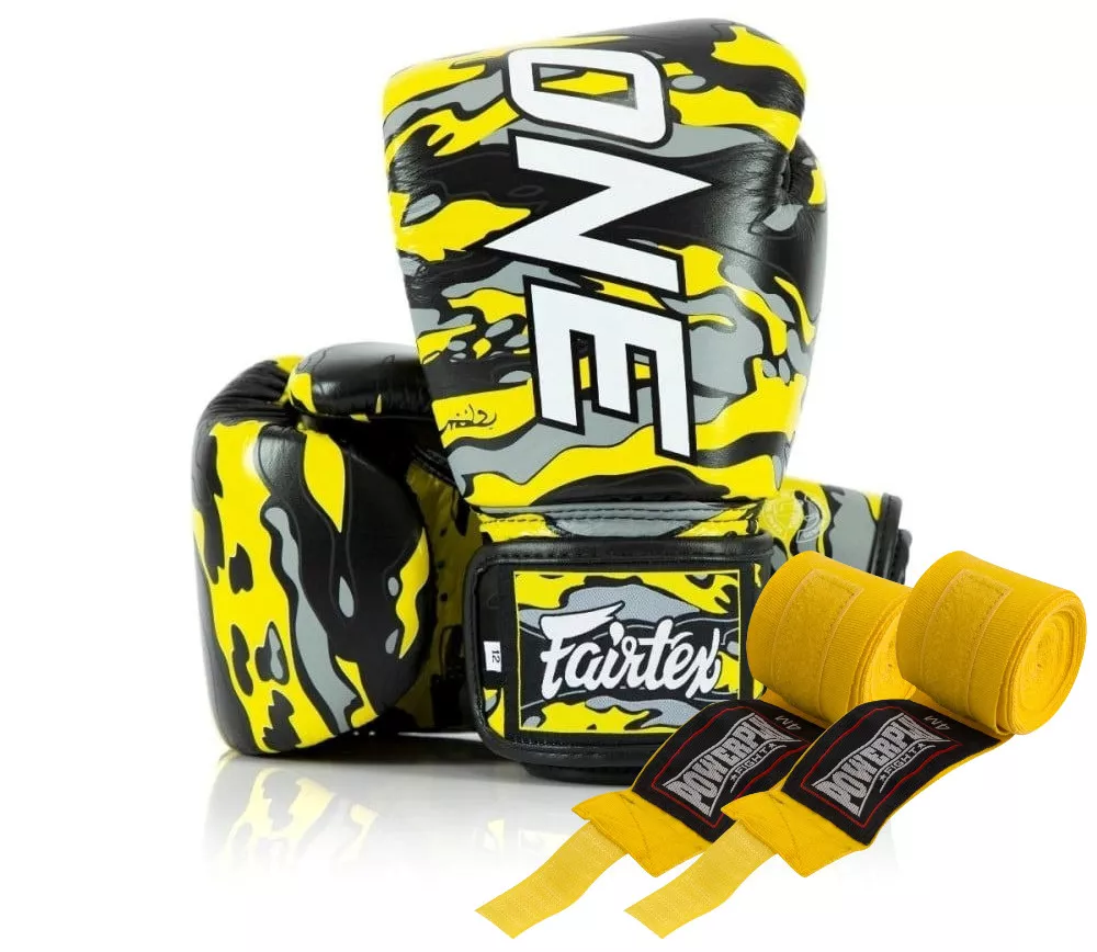 Боксерські рукавиці Fairtex BGV-ONE X STBG 10 унцій (бинти в комплекті)