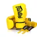 Боксерские перчатки Fairtex BGV14 Yellow 10 унций (бинты в комплекте)