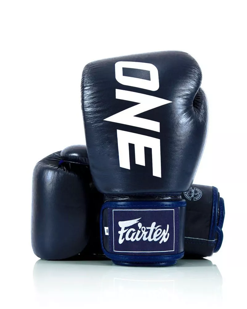 Боксерські рукавиці Fairtex BGV1-ONE Blue 10 унцій (бинти в комплекті)