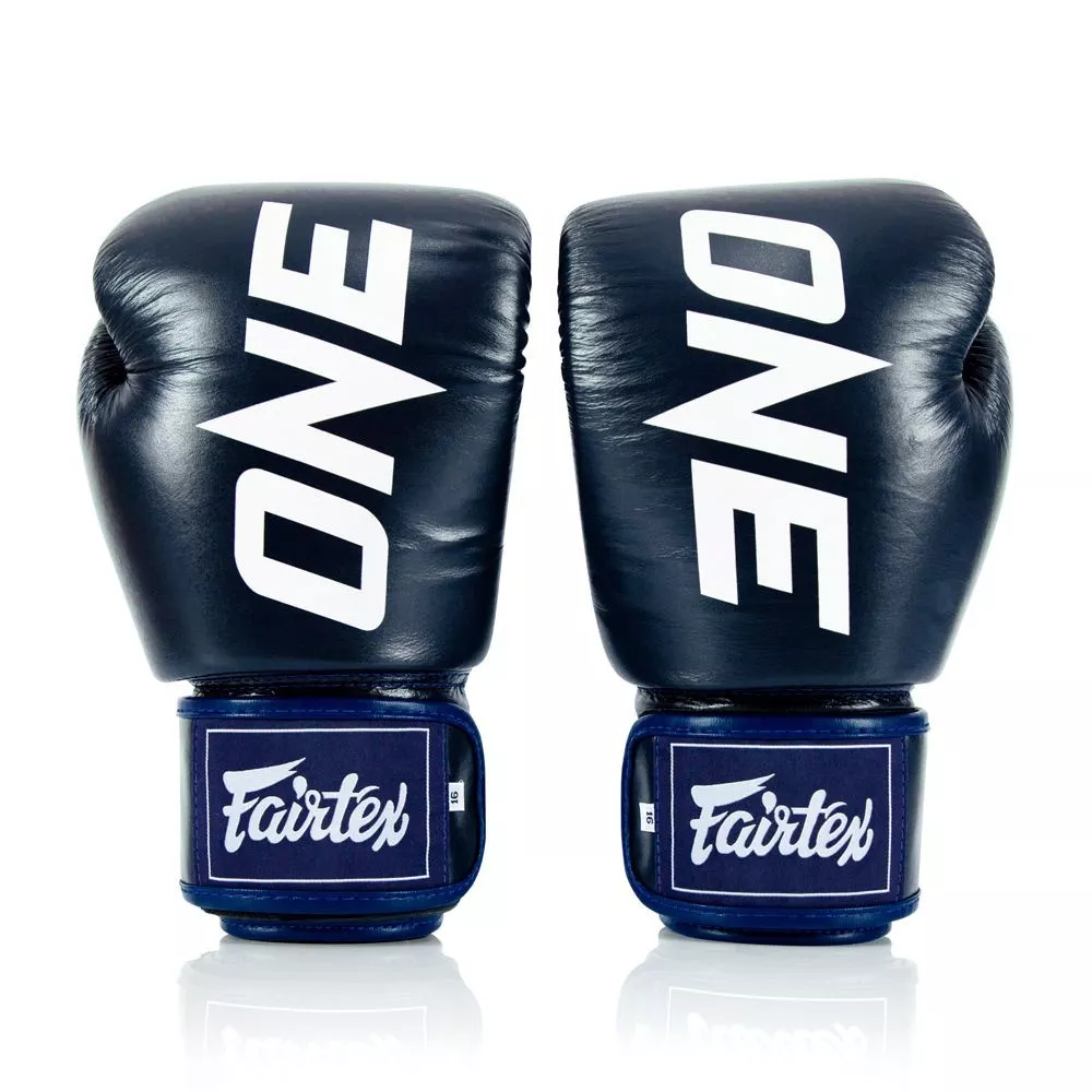 Боксерські рукавиці Fairtex BGV1-ONE Blue 10 унцій (бинти в комплекті)