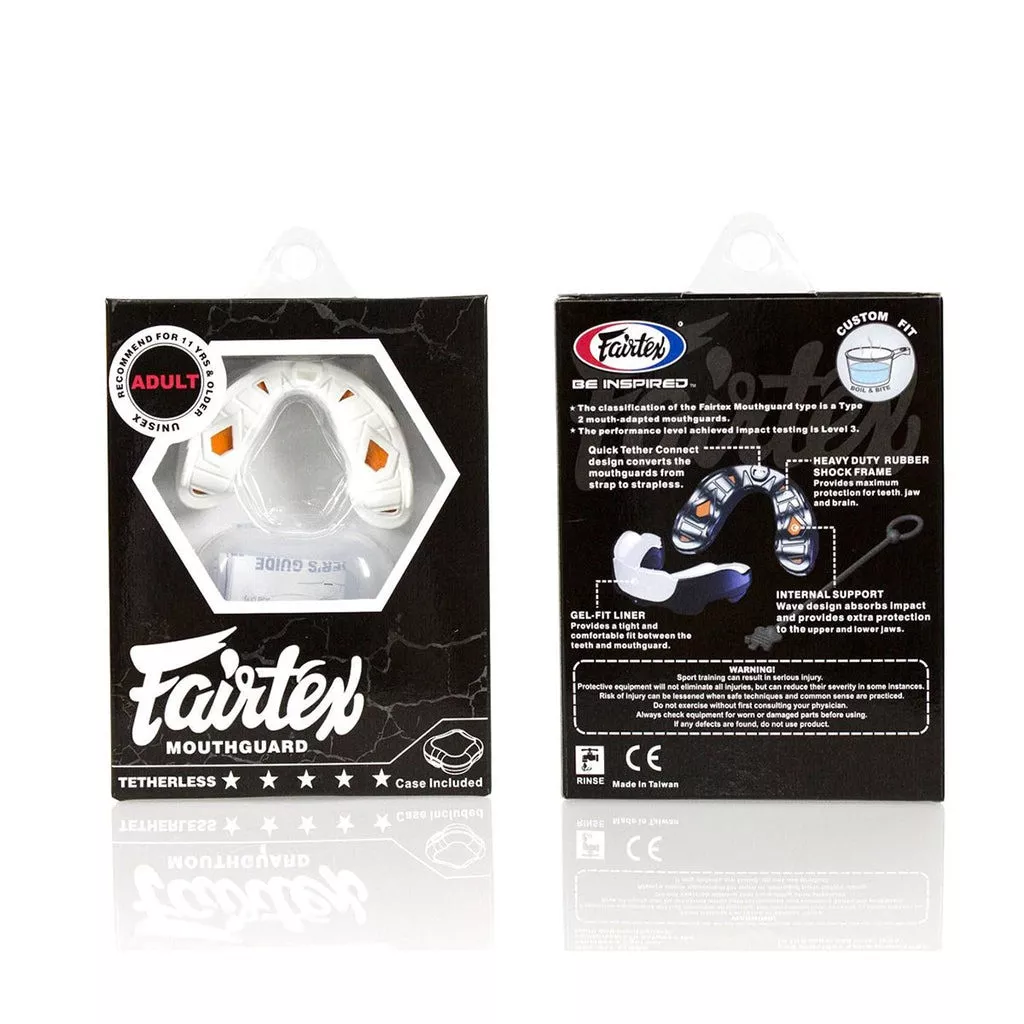 Боксерская капа Fairtex Gel MG3 Mouthguard White-взрослая