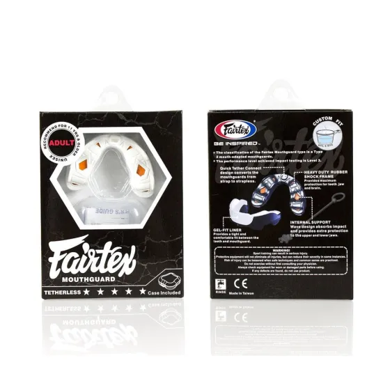 Боксерская капа Fairtex Gel MG3 Mouthguard White-взрослая