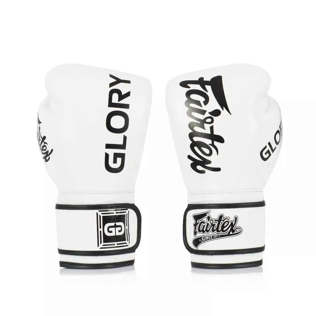 Боксерские перчатки Fairtex BGVG1 White 10 унций (бинты в комплекте)