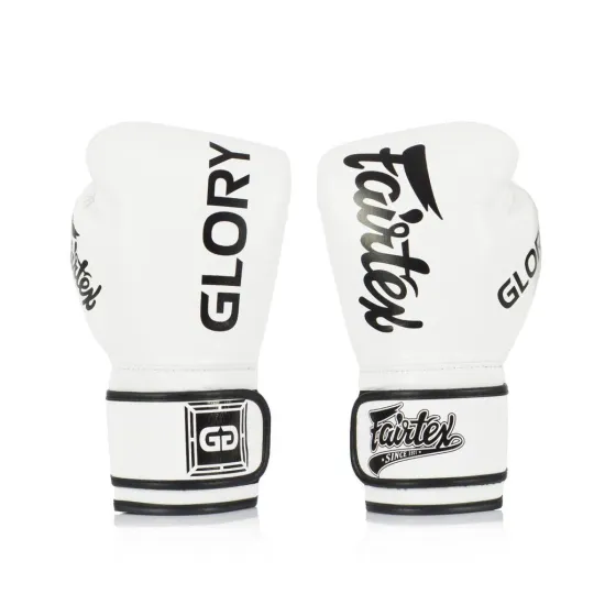 Боксерские перчатки Fairtex BGVG1 White 10 унций (бинты в комплекте)
